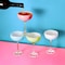 Table 12 5.8-ounce Mini Coupe Cocktail Glasses, Glass Cups Set Of 4, In Assorted Colors TGC4C20A - alternate 4
